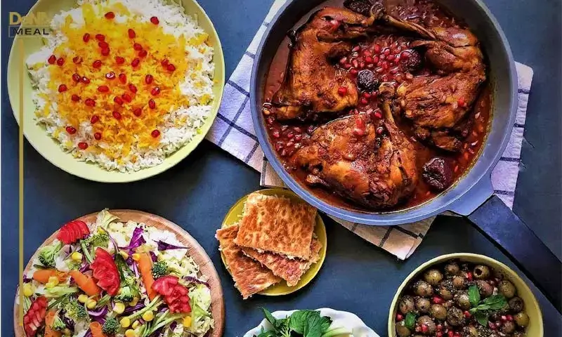 مرغ ناردونی پاییزی و یلدا